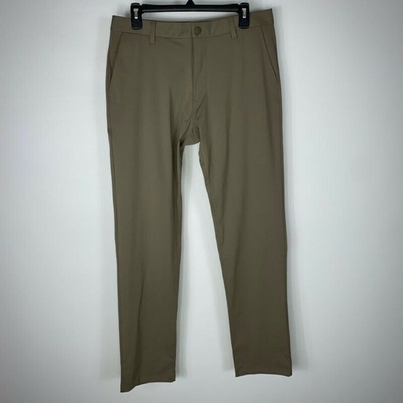 Rhone Mens Commuter Dress Pants Khaki - Picture 2 of 16